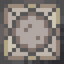 Circular Brown Stained Glass Pane