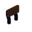 Brown Cobalt Raised Seat Back