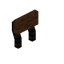 Brown Blackwood Raised Seat Back