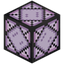Large Diamond Magenta Stained Glass