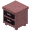 Stripped Cherry Double Drawer