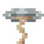 Light Gray Shimmering Mushroom
