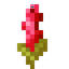 Glimmering Red Flower