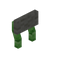 Light Gray Green Bioshroom Raised Seat Back