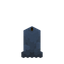 Large Light Blue Candle