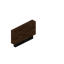 Brown Ebony Small Seat Back