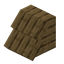 Oak Planks Steep Base Roof