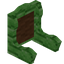 Brown Green Bioshroom Fancy Seat Back