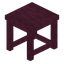 Stripped Crimson Desk