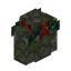 Mossy Cobblestone Wall with Lit Garland (Multi Lights)