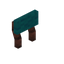 Cyan Cika Raised Seat Back