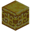 Curly Raw Gold Block Pillar