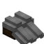 Light Gray Roof Slab (Dark Oak)