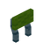 Lime Skyris Raised Seat Back