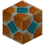 Decorated Orange Glazed Terracotta