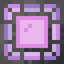 Fancy Magenta Stained Glass Pane