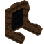 Black Dark Fancy Seat Back