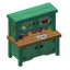 Cluttered Dorado Cabinet