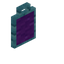 Purple Blue Bioshroom Tall Seat Back