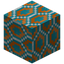 Hexagonical Orange Glazed Terracotta