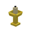 Golden Candle Holder