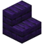 Purple Painted Stairs