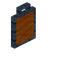 Orange Menril Tall Seat Back
