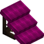 Pink Flat Roof (Framed)