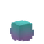 Cyan and Purple Easter Egg