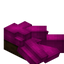 Pink Longer Roof Slab (Dark Oak)