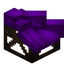 Purple Longer Flat Roof Block (Framed)