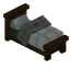 Dark Oak Fancy Bed