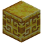 Curly Raw Gold Block Pillar