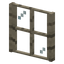 Fir Planks Four Pane Window