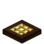 Golden Barred Dark Oak Trapdoor