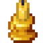 Gold Yellow Candle Holder