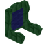 Blue Green Enchanted Fancy Seat Back
