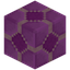 Decorated Magenta Glazed Terracotta