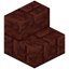 Cracked Red Rock Brick Stairs
