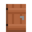 Supported Acacia Door