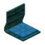 Light Blue Floor Chair (Warped)