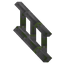 Mossy Stone Brick Railing