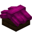 Pink Top Roof Block (Dark Oak)