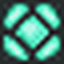 Turquoise Lamp On