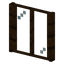 Rectangle Dark Oak Planks Window