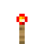 Stripped Oak Log Redstone Torch