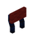 Red Cobalt Raised Seat Back