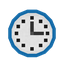 Light Blue Clock