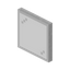 Connecting White Stained Glass Pane
