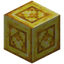 Bordered Raw Gold Block